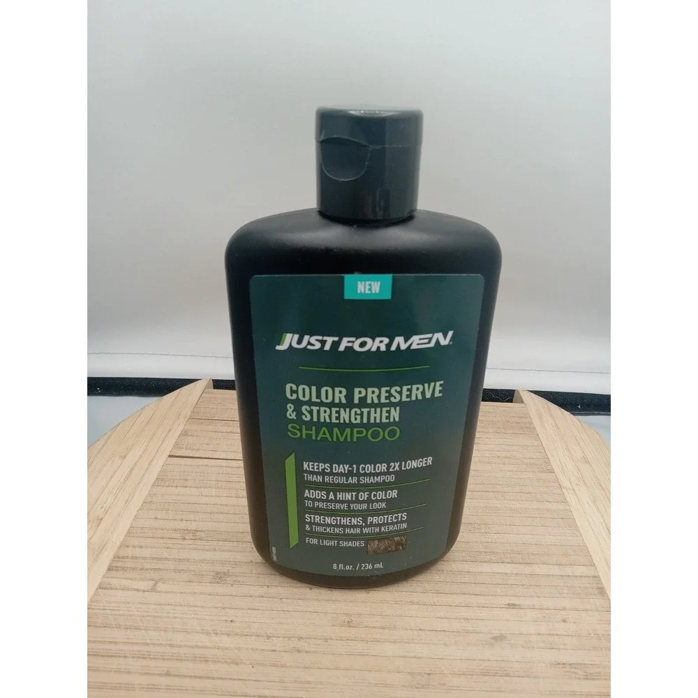 Just For Men Color Preserve & Strengthen Shampoo -‎ 8 oz, Light Shades